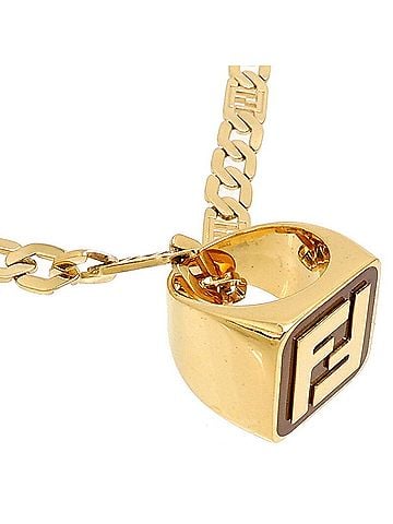 Fendi Fendi #21 Ring Women's/Men's Necklace GP (view 2)