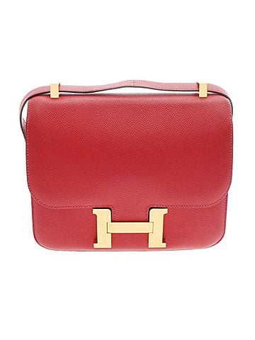 Hermès HERMES Constance 3 24 Rouge Kazak A stamp (around 2017) Women's Epsom leather shoulder bag AB (view 1)