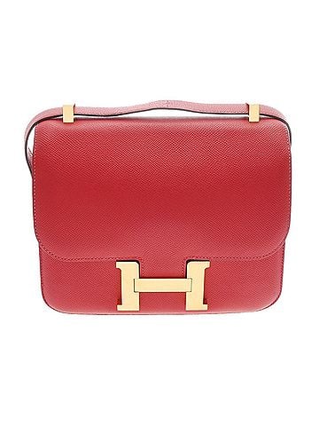 Hermès HERMES Constance 3 24 Rouge Kazak A stamp (around 2017) Women's Epsom leather shoulder bag AB (view 2)