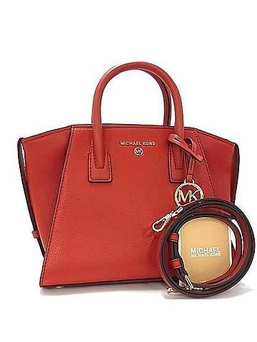 Michael Kors MICHAEL KORS Avril Handbag 30H1G4VS5L Red Leather Women's Shoulder Bag (view 1)