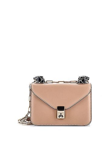 Valentino Garavani Panther Chain Flap Shoulder Bag Leather Small (view 1)