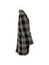 Acne 100% Wool Gray Acne Studios Check Coat in Grey Wool Size 16 - photo 2