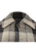 Acne 100% Wool Gray Acne Studios Check Coat in Grey Wool Size 16 - photo 4