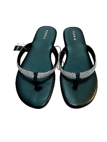 Torrid Tubular Embellished Flip Flops (view 1)