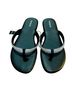 Torrid Solid Black Flip Flops Size 10 1/2 - photo 1