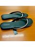 Torrid Solid Black Flip Flops Size 10 1/2 - photo 8
