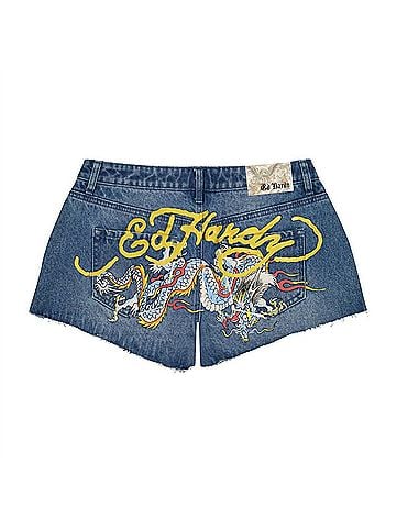 Ed Hardy Dragon Denim Short (view 2)