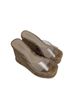 Schutz Brown Tan Wedges Size 9 1/2 - photo 3
