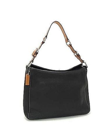 Coach COACH Shoulder Bag 10132 Black/Brown Leather Women's (view 1)