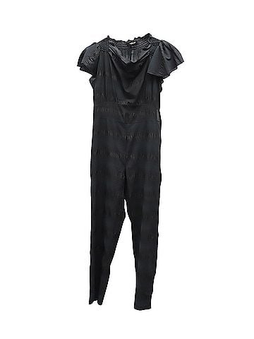 Rachel Comey Rachel Comey Belted Jumpsuit in Black Silk (view 1)