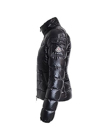 Moncler Moncler Padded Down Jacket in Black Nylon (view 2)