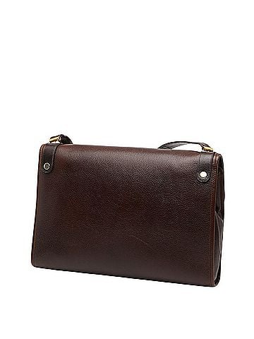 Christian Dior Christian Dior Dior CD logo one-shoulder bag in brown leather for women. (view 2)