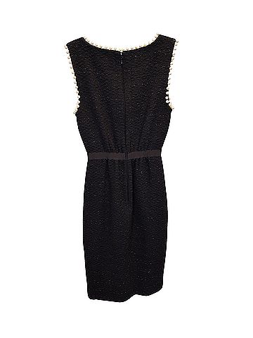 Giambattista Valli Giambattista Valli Pearl-Embellished Tweed Dress in Black Polyamide (view 2)