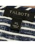 Talbots Stripes Blue White Long Sleeve Blouse Size XL - photo 3