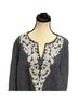 Talbots Stripes Blue White Long Sleeve Blouse Size XL - photo 4