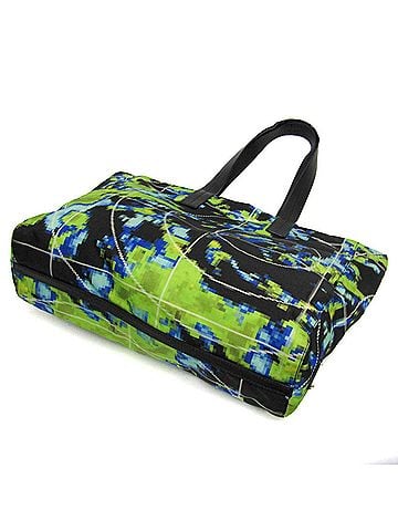 Prada Prada Tessuto Triangle Logo Women,Men Nylon,Leather Tote Bag Black,Blue,Light Green (view 2)