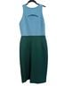 Milly 68% Polyester 22% Polyamide 10% Elastane 100% Polyester Blue Green Cocktail Dress Size 6 - photo 1