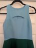 Milly 68% Polyester 22% Polyamide 10% Elastane 100% Polyester Blue Green Cocktail Dress Size 6 - photo 6