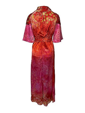 Peter Pilotto Peter Pilotto Floral-Print Dress in Multicolor Silk (view 2)