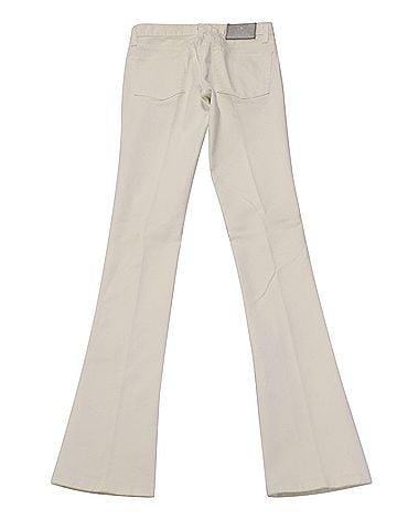 Ralph Lauren Ralph Lauren Wide Leg Pants in White Cotton (view 2)