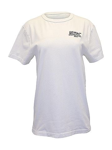 OFF-WHITE Off-White Quote T-shirt in White Cotton (view 1)