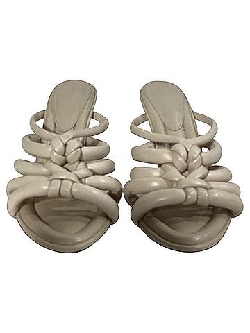 Alexandre Birman Alexandre Birman Maeva 85 Knotted Sandals In Ivory Leather  (view 2)