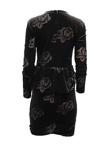 Ganni Ganni Bloomsbury Dress in Black Polyester (view 2)