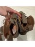 Madewell 100% Suede Brown Green Gray Boots Size 6 - photo 3