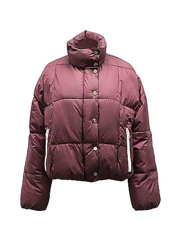 Baum Und Pferdgarten Baum Und Pferdgarten Brietta Puffer Jacket in Burgundy Recycled Polyester (view 1)