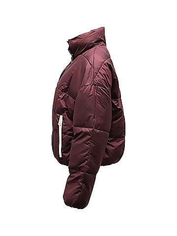 Baum Und Pferdgarten Baum Und Pferdgarten Brietta Puffer Jacket in Burgundy Recycled Polyester (view 2)