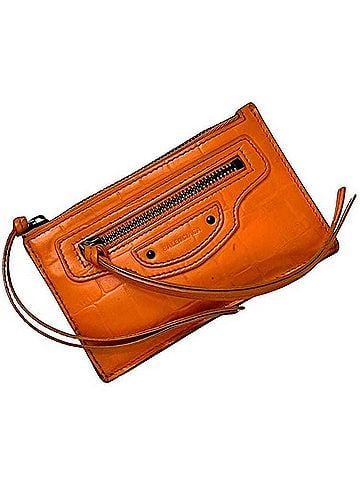 Balenciaga Balenciaga Neo Classic Coin Case ec-24249 Orange 640110 Leather Purse 7507 U 568148 BALENCIAGA Mini Wallet for Men and Women (view 1)