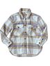 Blank NYC Plaid Purple Tan Ivory Jacket Size M - photo 1