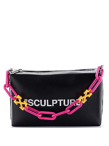 OFF-WHITE Block Pouch Shoulder Bag Printed Leather (view 1)