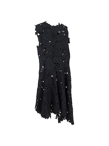 Max Mara Sportmax Lace Midi Dress in Black Polyester (view 1)