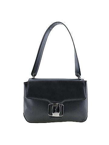 Salvatore Ferragamo Salvatore Ferragamo One Shoulder Bag Vara 21.7643 Calf Made in Italy Black A5 Magnet Type Belt Ladies (view 1)