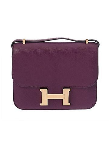 Hermès HERMES Constance 3 Mini 18 Miroir Anemone B Stamp (circa 2023) Women's Swift Leather Shoulder Bag AB Rank Pre-owned Ginzo (view 1)
