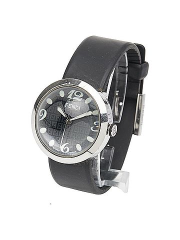 Fendi Fendi Bousra Watch 8010G Quartz Movement Black Dial Stainless Steel Rubber Women's FENDI (view 2)