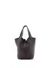Hermès 100% Leather Brown Picotin Lock Bag Clemence PM One size - photo 4