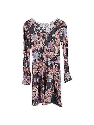 Chloé Chloé Paisley Paisley Print Mini Dress in Multicolor Viscose (view 1)