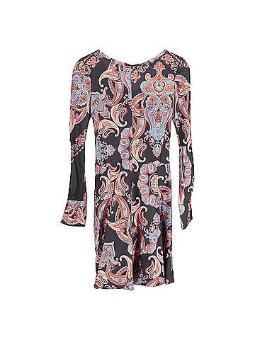 Chloé Chloé Paisley Paisley Print Mini Dress in Multicolor Viscose (view 2)