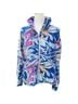 Free People Print Multi Color Blue Pink Jacket Size S - photo 1