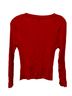 WR Red Long Sleeve Blouse Size Petite Medium - photo 2