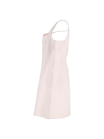 Stella McCartney  Stella Mccartney Lace-Trimmed Mini Dress in Pink Viscose (view 2)