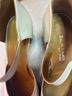 Ralph Lauren White Brown Heels Size 6 1/2 - photo 3