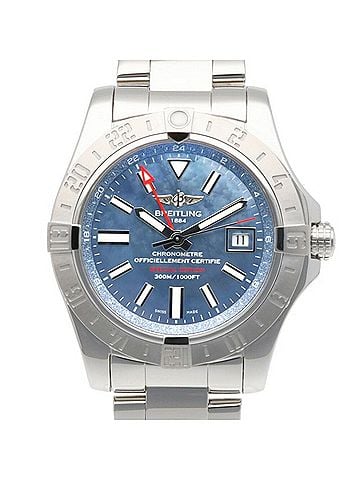 Breitling Breitling Avenger II GMT Men's Stainless Steel Automatic Watch, Model A32390, Overhauled and Refinished (view 1)