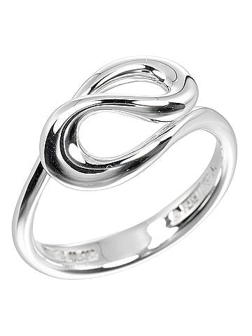 Tiffany Tiffany & Co. Wave Ring, 925 Silver, Approx. 3g (view 1)
