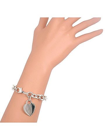 Tiffany Tiffany TIFFANY & Co. Return to Bracelet Heart Silver 925 Approx. 29.8g Women's (view 2)