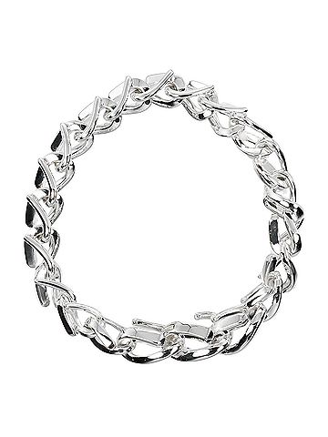 Tiffany Tiffany & Co. Forged Medium Link Bracelet, 17cm wrist size, 925 silver, approx. 38g (view 1)