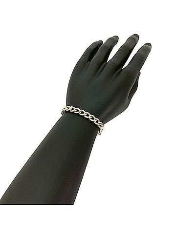 Tiffany TIFFANY & Co. Tiffany Twisted Rope Sterling Silver Bracelet Chain Bangle 24256 (view 1)