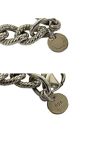 Tiffany TIFFANY & Co. Tiffany Twisted Rope Sterling Silver Bracelet Chain Bangle 24256 (view 2)